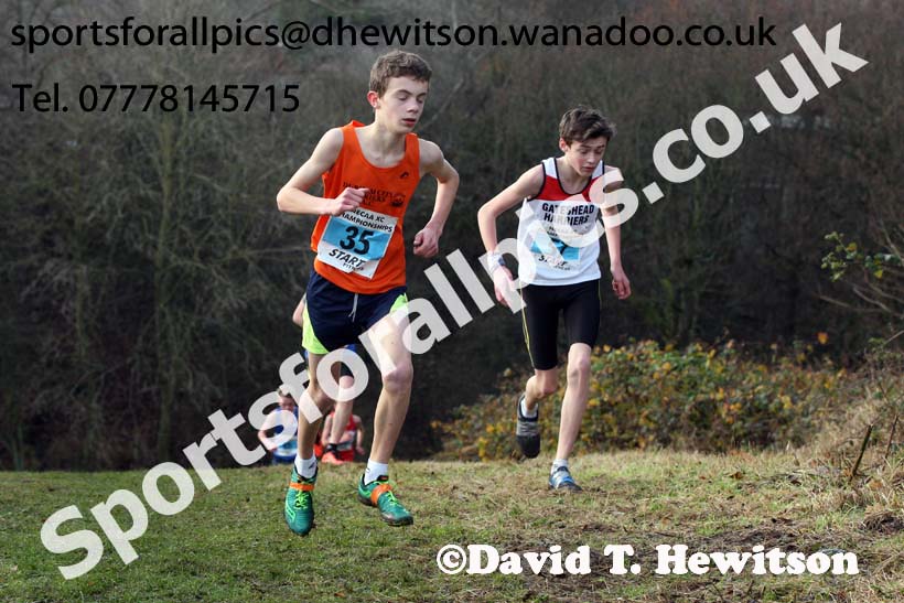 Boys under-13s North Eastern Cross Country, Aykley Heads, Durham. Photo: David T. Hewitson/Sports for All Pics